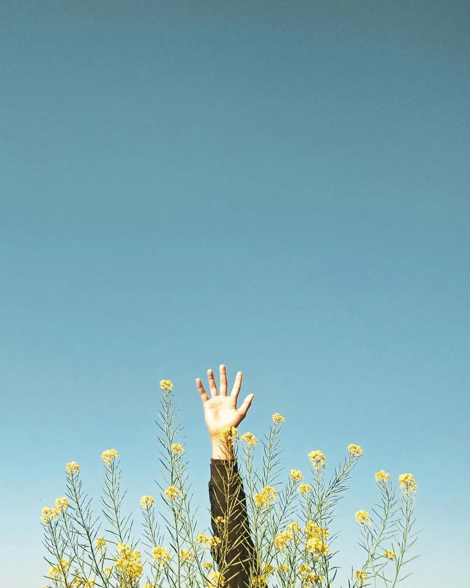 Reaching hand
